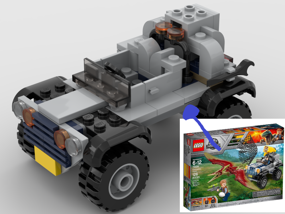 Lego Pteranodon Chase MOD