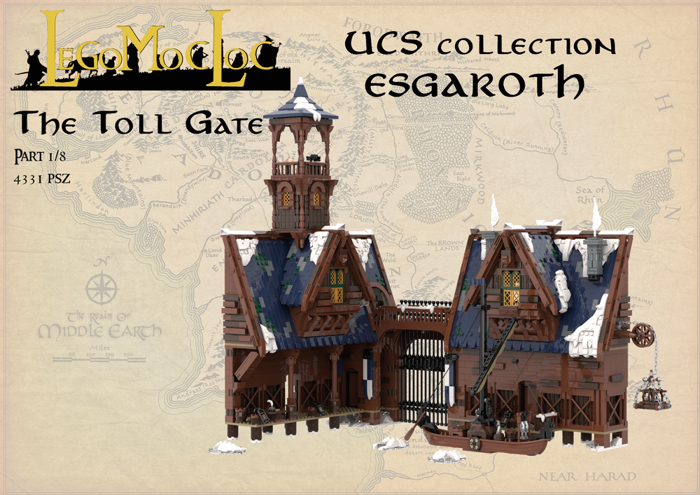 Lego UCS Esgaroth - part 1/8 - The Toll Gate