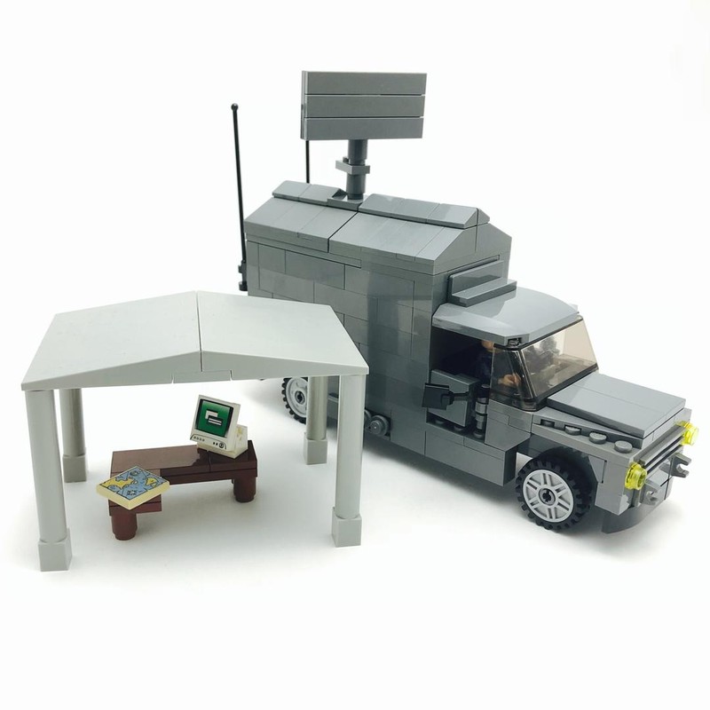 Lego MP STAR(Mobile 2D Radar Vehicle) Minifigure Scale