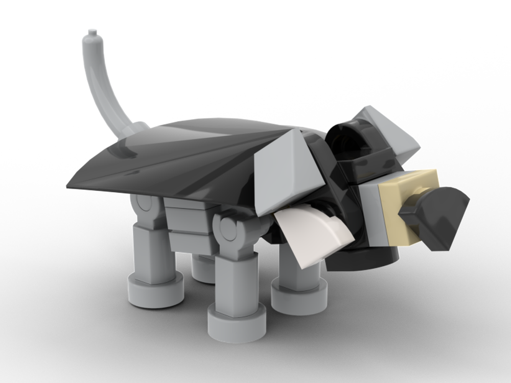 Lego Brick Built Dog - Ace the Bat-Hound - Bat Man