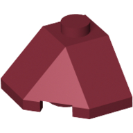 Lego Brick Wedged, Sloped 45° 2 x 2 Corner / Dark Red