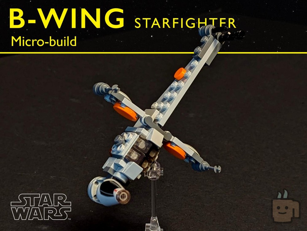 Lego B-Wing Starfighter Micro-build