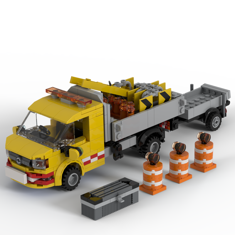 Lego Volkswagen Transporter Medium Flatbed Van - Escort - MST