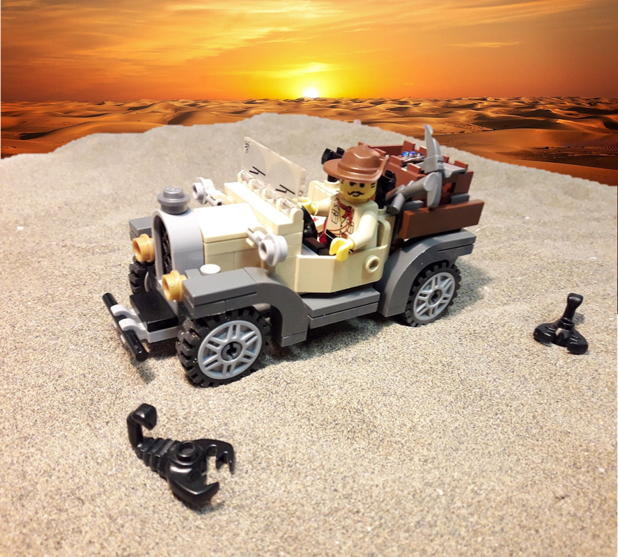 Lego Johnny Thunder Scorpion Tracker new Version