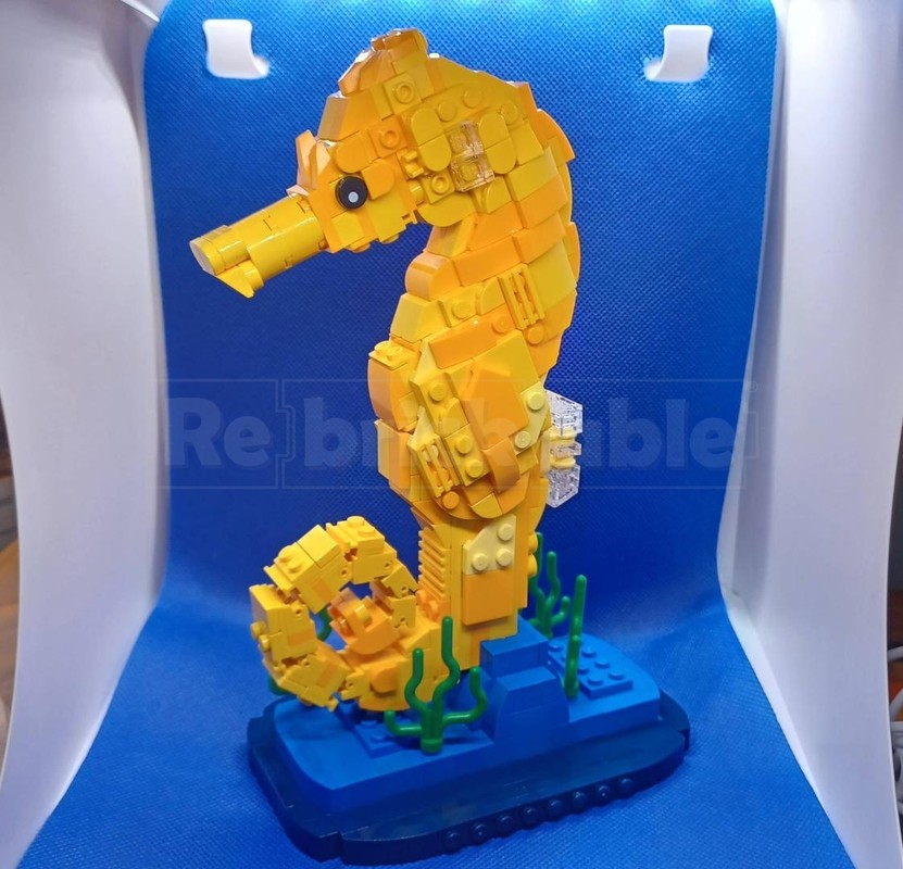 Lego Seahorse on stand