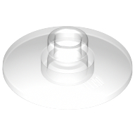 Lego Dish 2 x 2 Inverted [Radar] / Trans-Clear