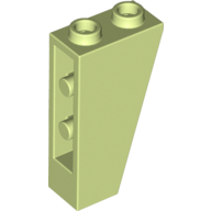 Lego Brick Sloped Inverted 75° 2 x 1 x 3 / Yellowish Green