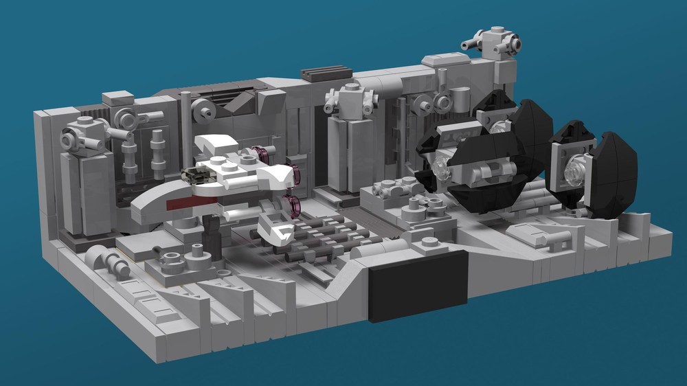 Lego Trench Run