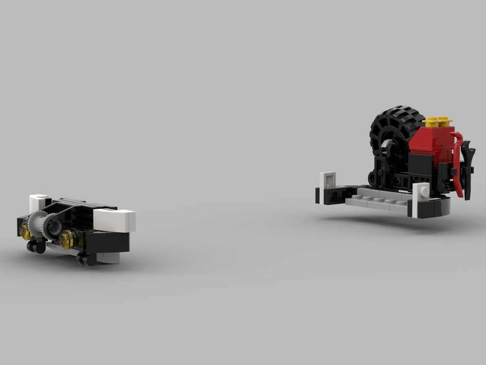 Lego Off Road Bumper and Rear Swingarm (Mod for 5th Gen Toyota 4Runner)