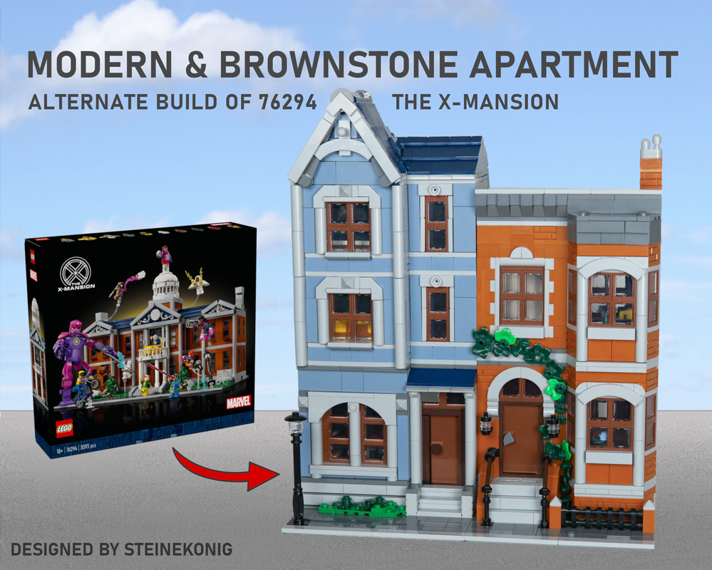 Lego Modern & Brownstone Apartment