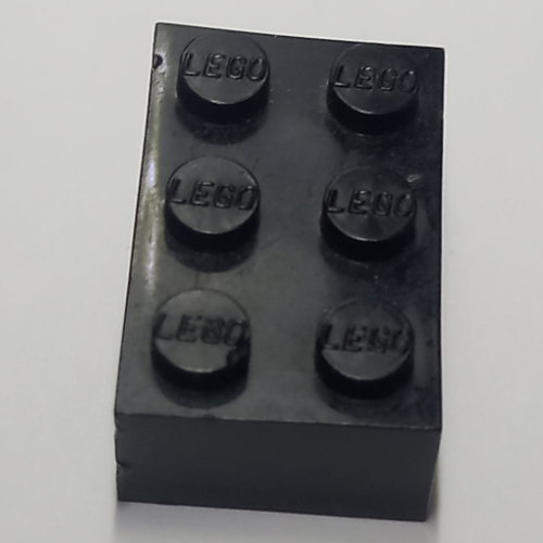 Lego Brick 2 x 3 without Cross Supports and Old Logo on Studs