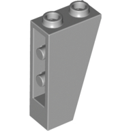 Lego Brick Sloped Inverted 75° 2 x 1 x 3 / Light Bluish Gray