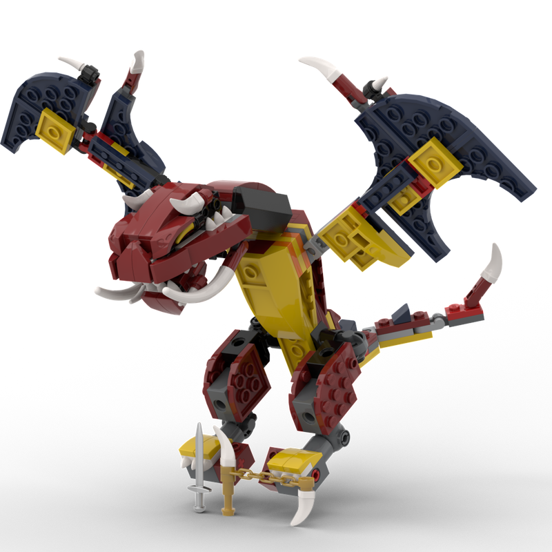 Lego Fire Dragon Alternate Build