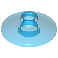Lego Dish 2 x 2 Inverted [Radar] / Trans-Dark Blue