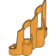 Lego Technic Panel Fairing # 2 Large Short, Large Holes, Side B / Medium Orange