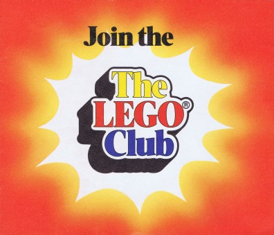 Lego 1985 Insert - Lego Club UK (104603-UK)