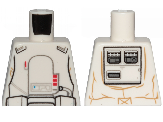Lego Torso SW Armor Range Trooper Pattern / White
