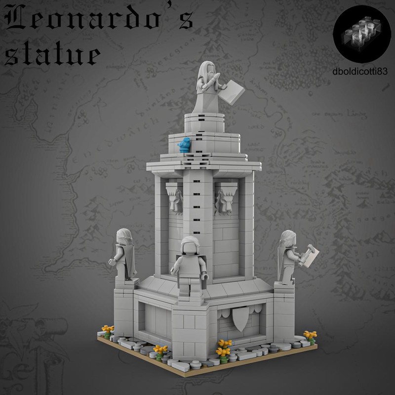 Lego Leonardo's Statue