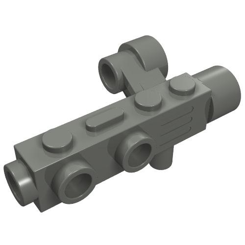 Lego Equipment Camera with Side Sight [aka Space Gun] / Dark Bluish Gray