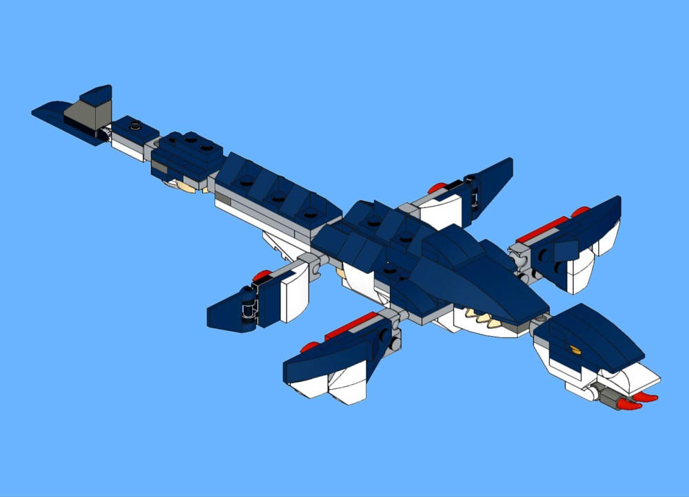 Lego Mosasaurus Hoffmanni - Alternate Build from 31088 Deep Sea Creatures!