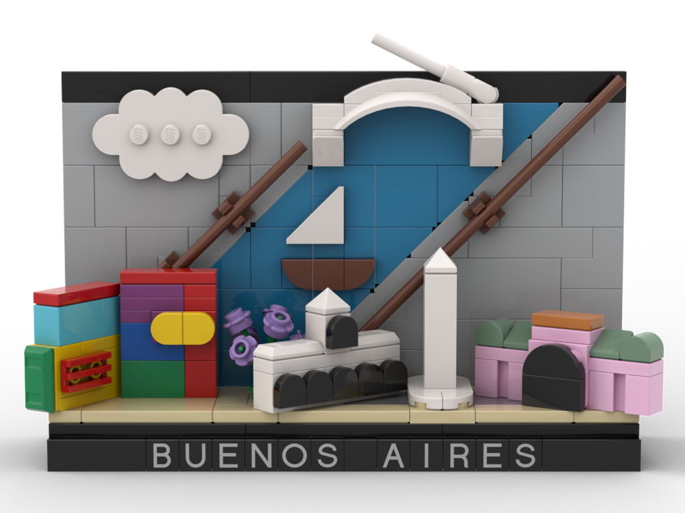 Lego Buenos Aires Postcard