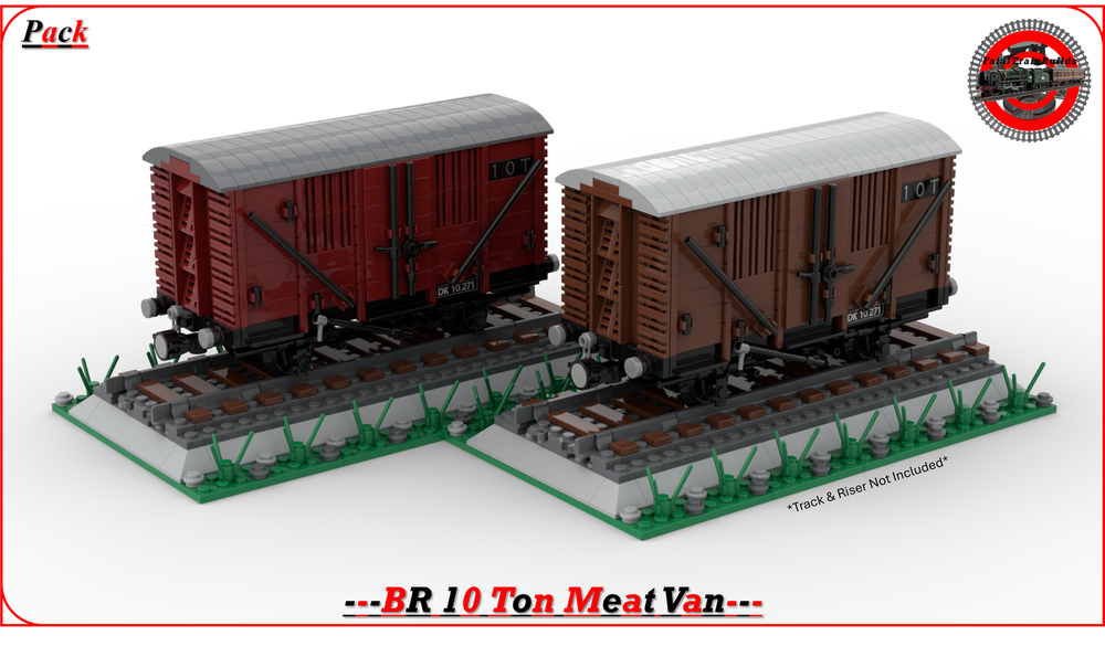 Lego (Pack) BR 10-Ton Meat Vans (8-W)