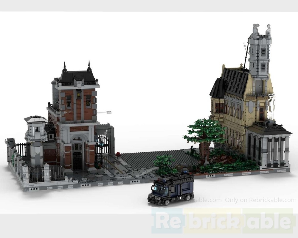 Lego Arkham Asylum 76300 MOC Expansion