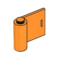 Lego Door 1 x 3 x 2 Right / Orange