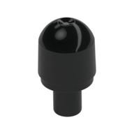 Lego Light Cover 1 x 1 Round with Internal Bar / Bionicle Barraki Eye / Black