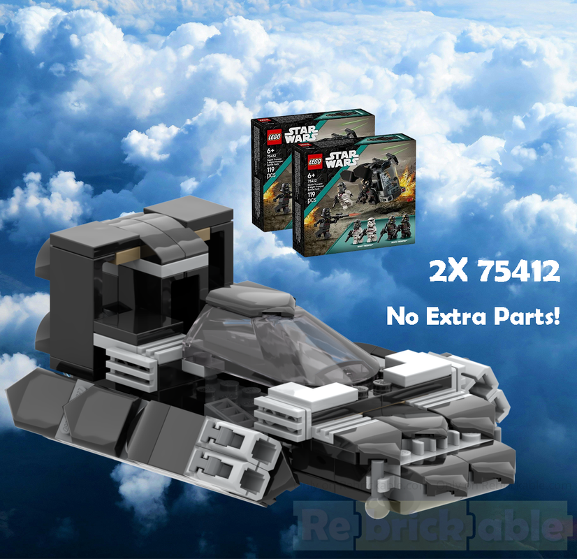 Lego 2X 75412 Hovercraft speeder