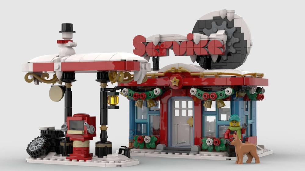 Lego Little Winter Service Station