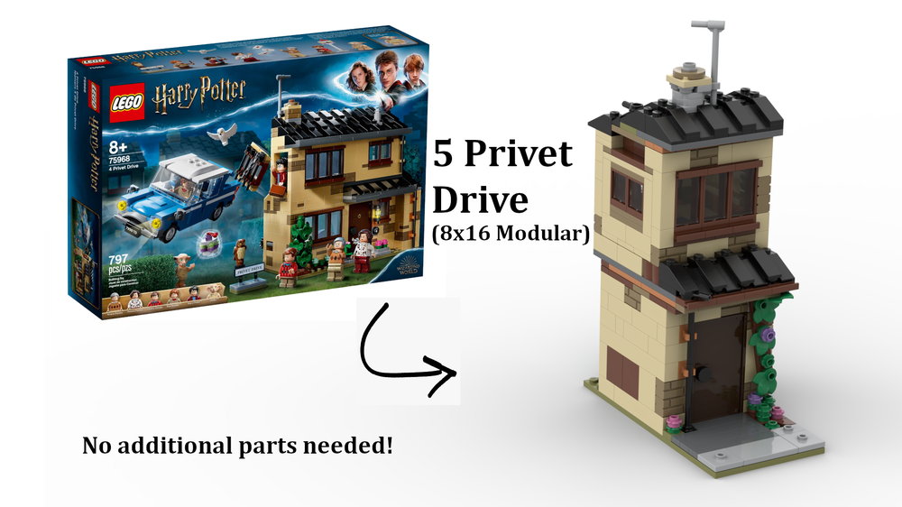 Lego 5 Privet Drive (8x16 Modular)