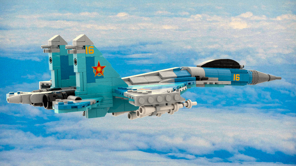 Lego 1:72 Scale Su-27 Flanker (KADF)