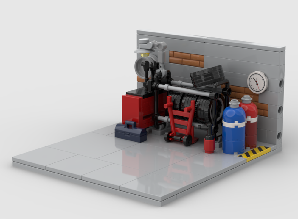 Lego speed champions garage