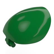 Lego Large Figure Shoulder Cover, Armor, Round, Smooth with Bar / Green