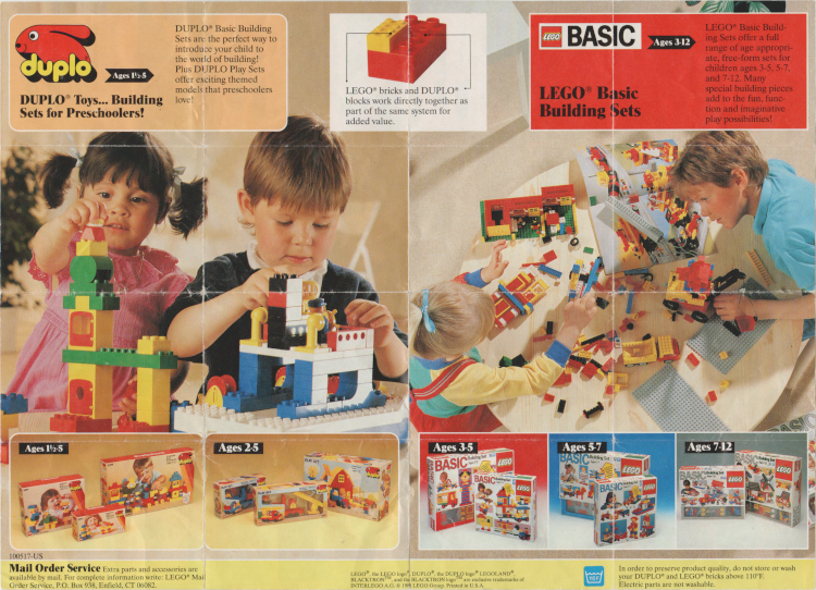 Lego 1988 Mini Duplo / Basic US (100517-US)