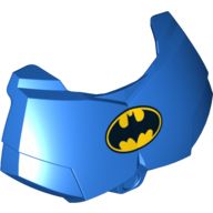Lego Large Figure Chest Cover, Armour Small with Batman Logo Print / Blue