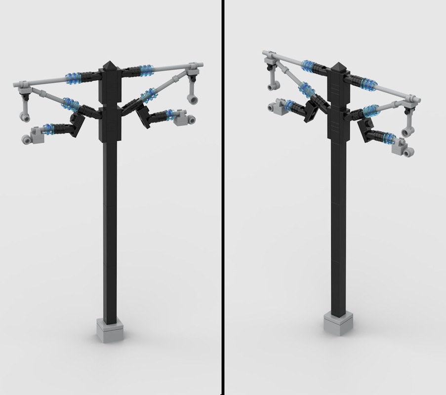 Lego Caténaire - Overhead line - Oberleitung - MOC