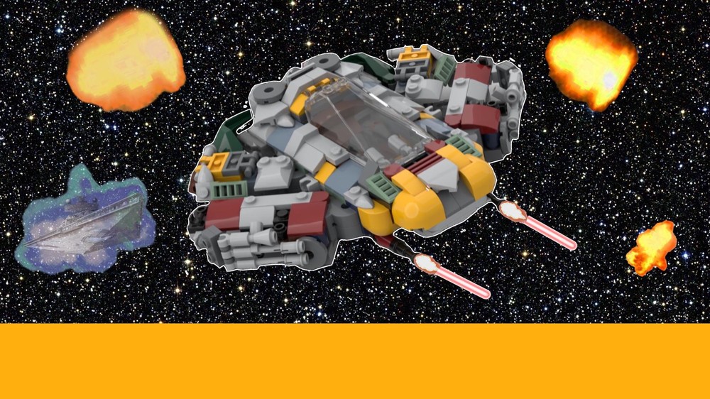 Lego 2x 75369 MOC: Mech Starfighter