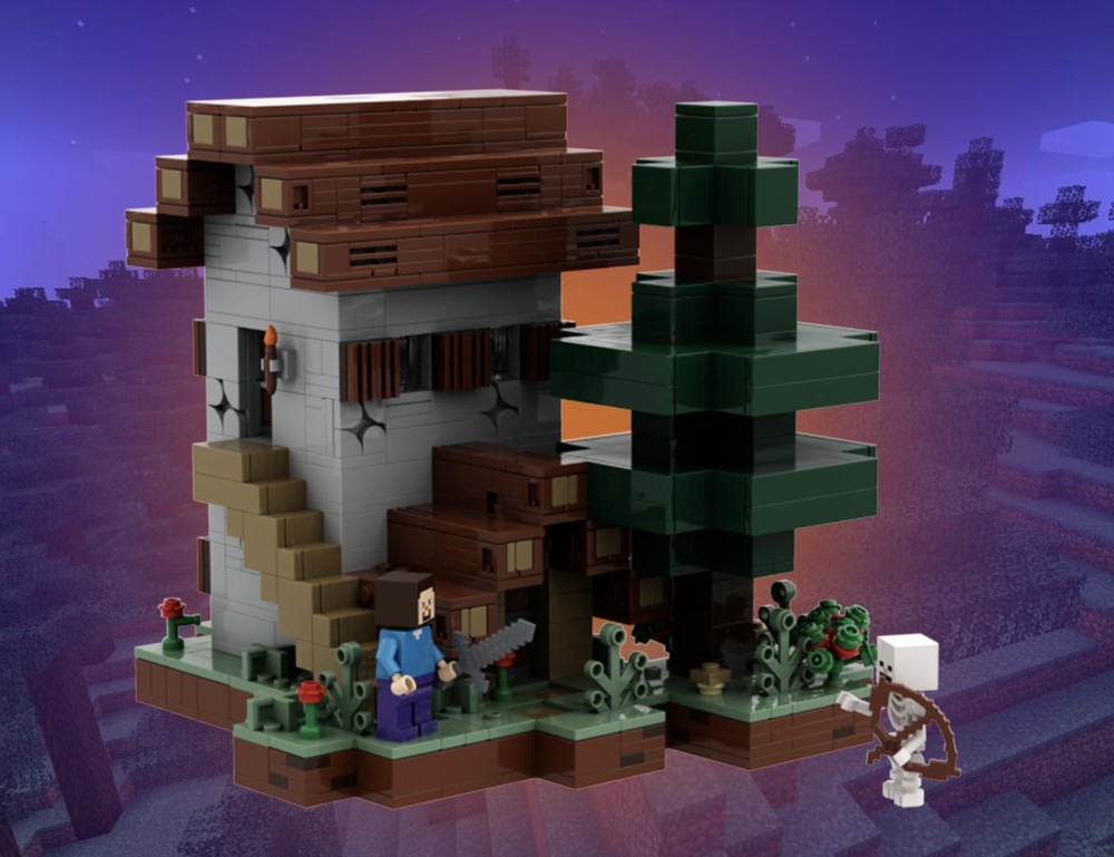 Lego The Taiga House (Block-Accurate)