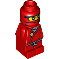 Lego Microfig Kai Print / Red