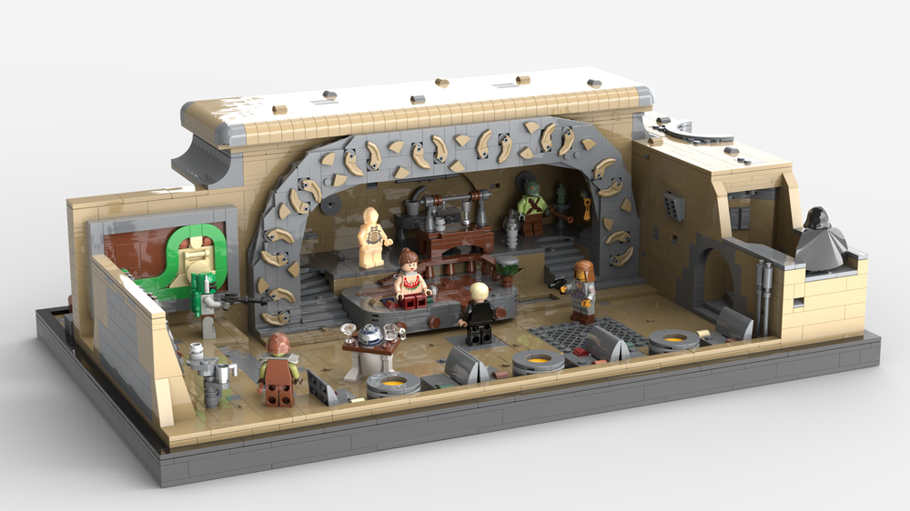 Lego Jabba’s Throne Room Diorama ~ 3000 Pieces