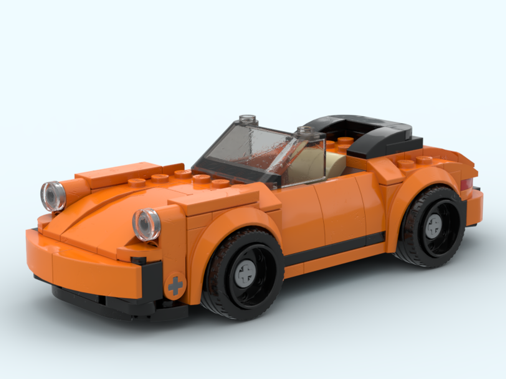 Lego 1979 Orange Convertible Porsche 911