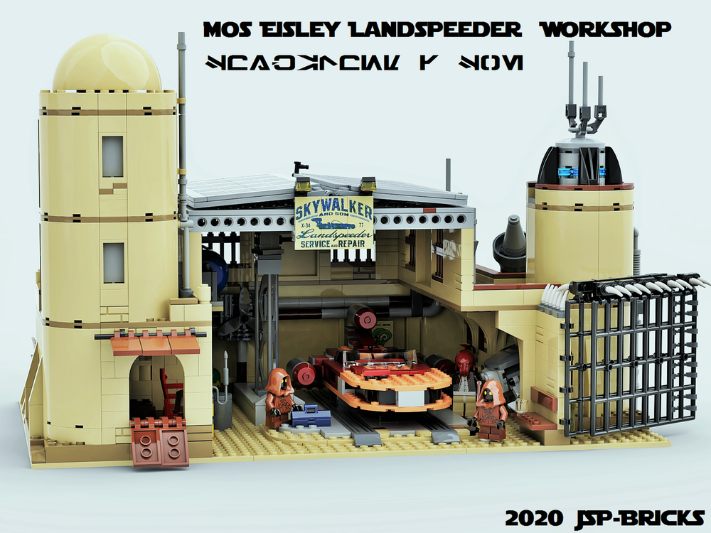 Lego Mos Eisley Landspeeder Workshop