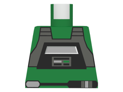 Lego Torso SW Rebel A-wing Pilot Pattern / Green