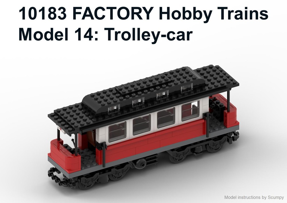 Lego 10183 Model 14: Trolley-car