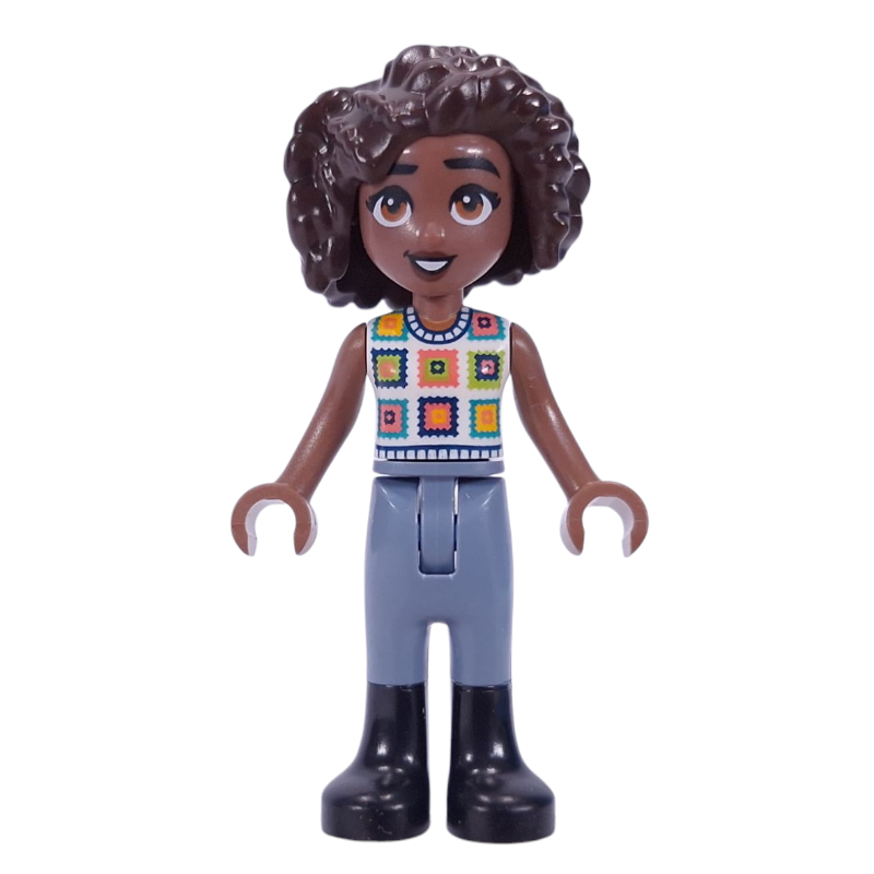 Lego Aliya - White Shirt, Sand Blue Pants