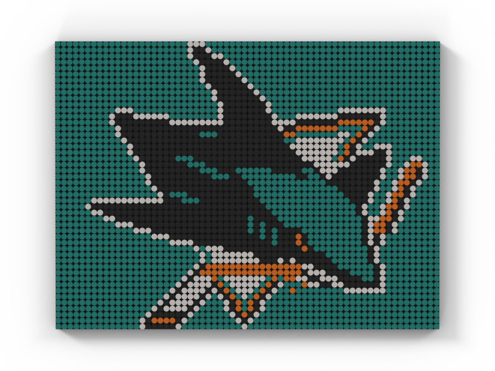 Lego San Jose Sharks Logo