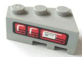 Lego Wedge 3 x 2 Left with Taillights Pattern (Sticker) - Set 8479