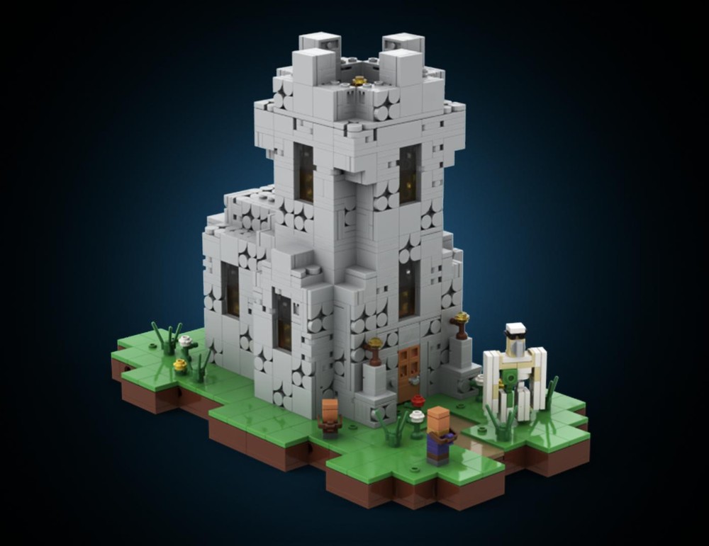 Lego Block Accurate Village Temple (modular)